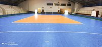 Quadras de esportes de duas escolas municipais de Corupá terão piso igual ao ginásio de esportes Willy Germano Gessner