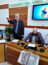 Sessão solene empossa prefeito em exercício no cargo de prefeito de Corupá